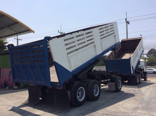 ขายรถบรรทุก ISUZU เครื่อง 320 แรง ปี 50 กระบะดัมพ์สามมิตร ลูก 3 เพลาแท้ ทะเบียนพร้อม