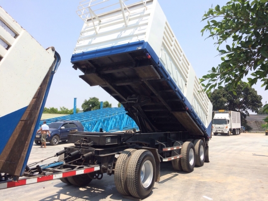 ขายรถบรรทุก ISUZU เครื่อง 320 แรง ปี 50 กระบะดัมพ์สามมิตร ลูก 3 เพลาแท้ ทะเบียนพร้อม