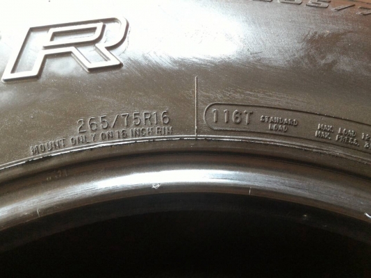 ขายยาง  Cooper  265 x 75 x 16  AT