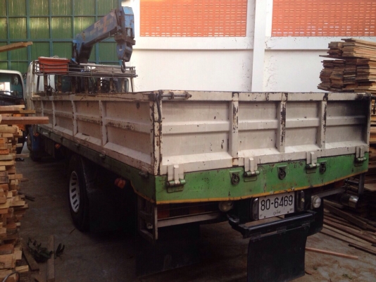 ขายรถหกล้อติดเครน Hino FG1J เครื่อง 220 แรง ปี 48 ติดเครน tanado ขนาด 5 ตัน ยาง 10000 ทะเบียนพร้อม