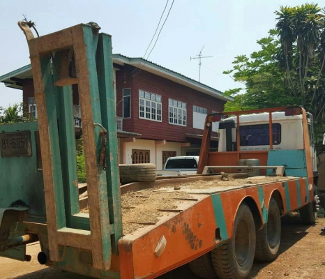 สิบล้อ มิตซู ไอ้หลง FN527 TD-195 เกียร์10สปีส 2เพา ท้ายลาก แม็คโค 200~รถเกียว สภาพดีสวยเดิมๆพร้อมใช้ ทะเบียนพร้อมโอน