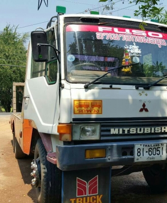 สิบล้อ มิตซู ไอ้หลง FN527 TD-195 เกียร์10สปีส 2เพา ท้ายลาก แม็คโค 200~รถเกียว สภาพดีสวยเดิมๆพร้อมใช้ ทะเบียนพร้อมโอน