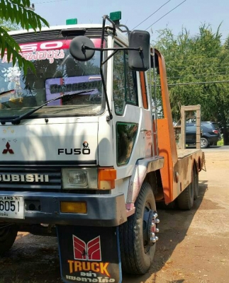 สิบล้อ มิตซู ไอ้หลง FN527 TD-195 เกียร์10สปีส 2เพา ท้ายลาก แม็คโค 200~รถเกียว สภาพดีสวยเดิมๆพร้อมใช้ ทะเบียนพร้อมโอน