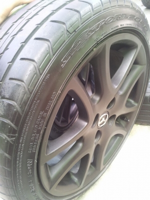ขายล้อเดิมติดรถ MAZDA 2 พร้อมยาง DUNLOP 195 45 16 ปี 12