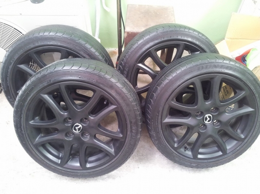 ขายล้อเดิมติดรถ MAZDA 2 พร้อมยาง DUNLOP 195 45 16 ปี 12