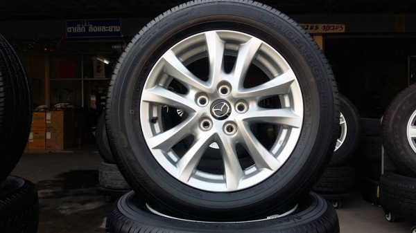 ขายล้อแม็กป้ายแดง mazda3 16"พร้อมยางปี15 สนใจติดต่อ ตาเล็ก ล้อและยาง 081-3747940