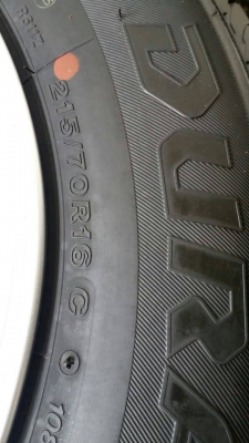 ล้อ all new isuzu ขอบ 16 พร้อมยาง 215 70 16  ปลายปี 15 ชุดล่ะ 14500