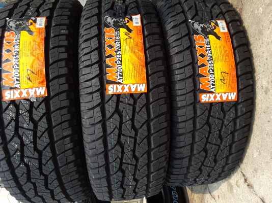ยางใหม่ maxxis 265 70 16 ขอบ 16 เส้นล่ะ 3300