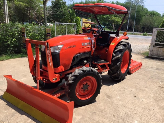 ขายรถไถ Kubota L4708(4WD) พร้อมใบมีดและผานพรวนLCS (ใหม่)24x6 รถไร่ สวยๆ พร้อมใช้งาน