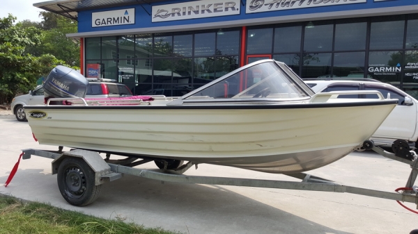 ขาย เรืออลูสภาพเอี่ยมๆ ซื้อมาลงน้ำ 3 รอบ