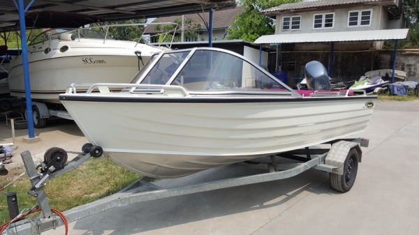 ขาย เรืออลูสภาพเอี่ยมๆ ซื้อมาลงน้ำ 3 รอบ