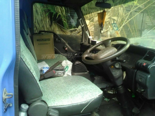 รถบรรทุก 6 ล้อ ISUZU NQR ปีจดทะเบียน 2547 ตู้เย็น ยาว 5 เมตร