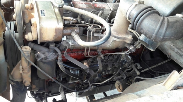 รถบรรทุก ISUZU หัวยาวพื้นเรียบเทเลอร์ สะพานยกได้ด้วยระบบไฮโดลิก