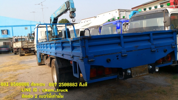 ้HINO 500 ปี2555 ติดเครน 5ตัน4ปลอก