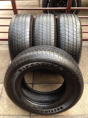 ยาง Firestone 265 65 17 สิ้นปี14 เนื้อนิ่ม ดอกเต็ม ไม่มีปะ ราคาไม่แพง