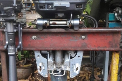 ขาย เครื่องเรือ YAMAHA 90 แรง 2 จังหวะ เครื่องติดน้ำออกดี พร้อมทริม (มอเตอร์ทริมต้องซ่อมนิดหน่อยค่ะเพราะขึ้นบ้างไม่ขึ้นบ้าง) ราคา 68,000
