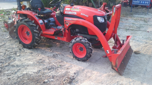 ขายคูโบต้า21แรงสภาพใหม่ อุปกรณ์ดันหน้า หางบุก4