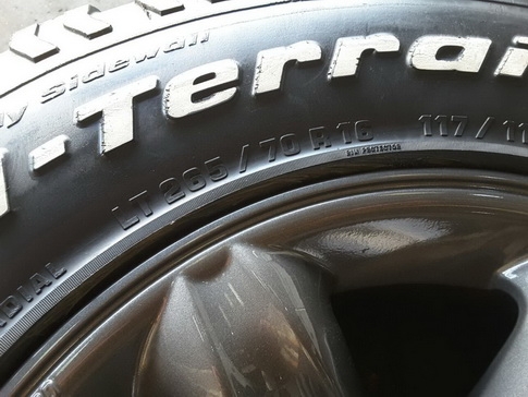 Max + BF All USA. 265/70/16 ปี11 สวยๆ 1ชุด