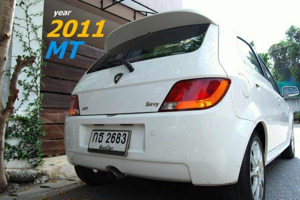 Proton savvy 1.2MTปี2011สีขาวแท้รถบ้านสวยปีใหม่ๆราคาถูกครับ 129,000 บาท