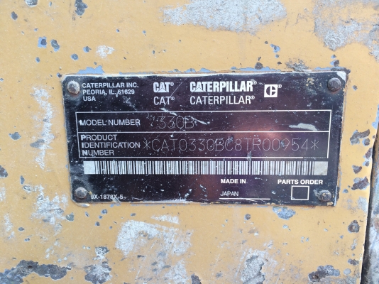 CAT330Bไฟฟ้าครบเครื่องปั้มดีมากเอวแน่น