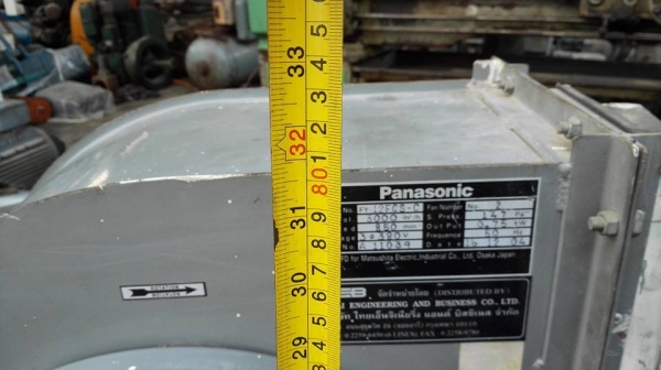 *** Sold *** โบวเวอร์ ดูด-เป่าอากาศ Panasonic มอเตอร์ Siemens 1 HP 380V สภาพใหม่วิ่งเงียบพร้อมใช้มาเทสได้!!