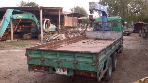 ขาย 10ล้อ2เพลาติดเครน TADANO ซูเปอร์ Z ท้องV 5ตัน 3ปอก 2 ชัก