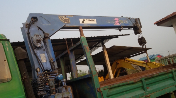 ขาย 10ล้อ2เพลาติดเครน TADANO ซูเปอร์ Z ท้องV 5ตัน 3ปอก 2 ชัก