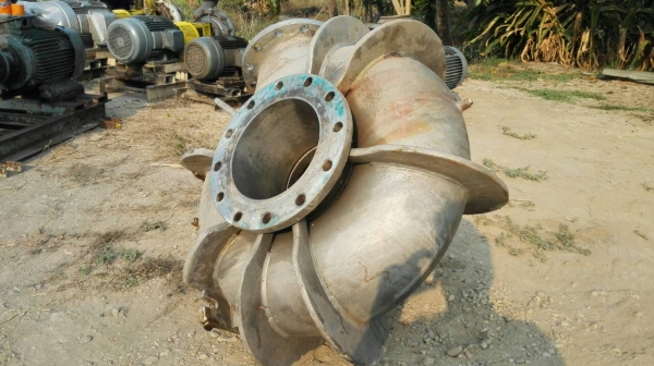 หัวปั้มน้ำสแตนเลส เข้า 10"- 8" ใช้กับมอเตอร์ 75 HP. สภาพสวยสดใหม่วิ่งเงียบพร้อมใช้งาน หัวปั้มน้ำสแตนเลส เข้า 10"- 8" ใช้กับมอเตอร์ 75 HP. สภาพสวยสดใหม่วิ่งเงียบพร้อมใช้งาน