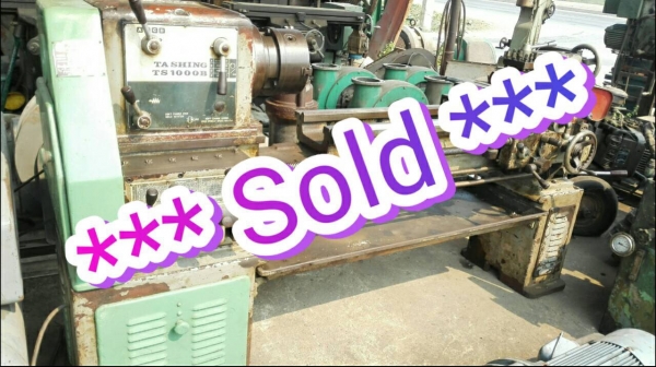 ==== Sold ==== แท่นกลึงต้าชิง 6 ฟุต 1000B 3 เพลาเกียร์บล็อค รู 2" ไฟ 380V รางคมสภาพดีพร้อมใช้มาเทสที่ร้านก่อนได้ครับ!!
