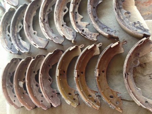 ขายเหมาผ้าเบรค ของใหม่ยังไม่ผ่านการใช้งาน