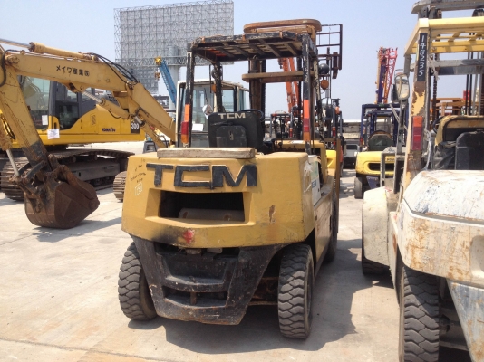 ขาย TCM ฟอร์คลิฟท์ 3.5 ตัน ดีเซล สวมปลอกงายาว เสาสูง 4 เมตร