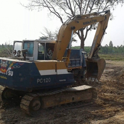 KOMATSU 120-5 รถพร้อมใช้ เครื่องดี ช่วงล่างพอใช้ สภาพโดยรวมดี