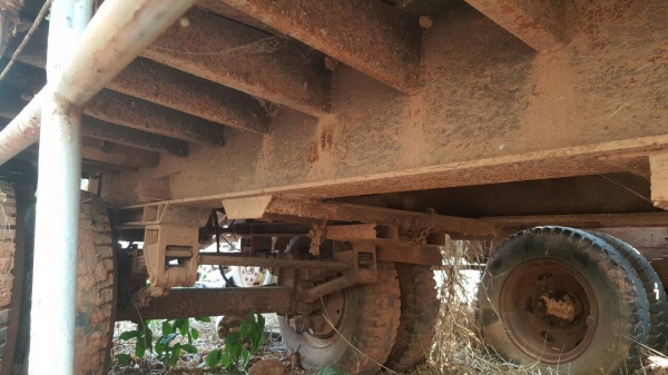 ขาย ลูกพ่วง 2 เพลาไม่ดั้ม ยาว 6.20 เมตร กระบะเหล็กคอกสูง เอกสารเล่มทะเบียนพร้อมโอน