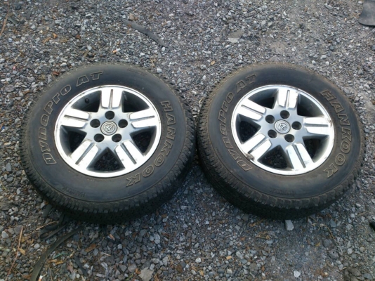 ขายแม็ก TOYOTA VIGO 5รูขอบ15 จำนวน 2 เส้น