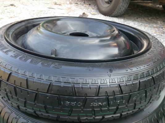 ขายยางอะไหล่พร้อมกะทะ มิซู มิราจ 4รูขอบ14 ยางMAXXISปี13 ใหม่ๆ จำนวน 1 เส้น