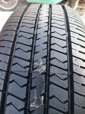 ขายยางอะไหล่พร้อมกะทะ TOYOTA INOVA5รูขอบ15 ยางDUNLOP205/65R15 ปี13 ใหม่ๆจำนวน 1 เส้น