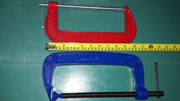 ขายซีแคมจับงานขนาด12" ปากจับงานได้8"ALLOY STEEL DIAMOND BRANDและMIXPRO งานเก่าอินเดีย