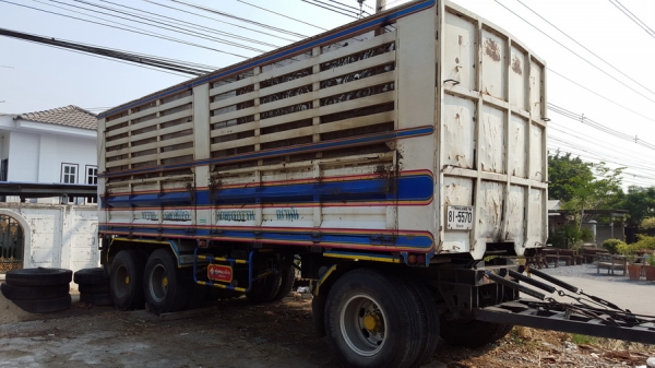 ขายลูกพ่วง 3 เพลาไม่ดั้ม ปี 50 ยาว 7.20 เมตร อู่สหกิจ สภาพดี