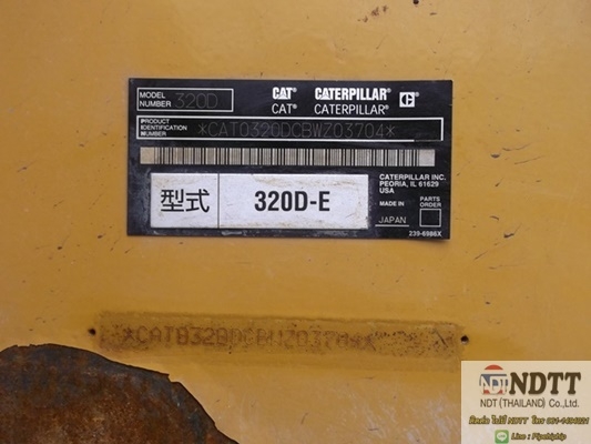 CATAPILAR 320D ปี2008 รถเก่าญี่ปุ่นไม่เคยใช้งานในไทยครับ
