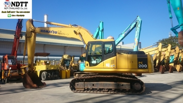 KOMATSU PC200-7 ปี2005 รถเก่าญี่ปุ่นไม่เคยใช้งานในไทยครับ