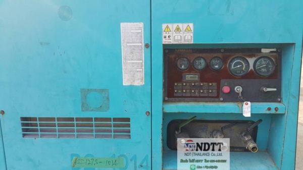 AIRMAN PDSG750S #74-4030125 5,019Hr 2002Yr ปั้มลมเก่าญี่ปุ่นไม่เคยใช้งานในไทยครับ