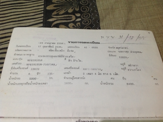 ขาย 6 ล้อดั้ม NPR-135 ขาย 6 ล้อดั้ม NPR-135