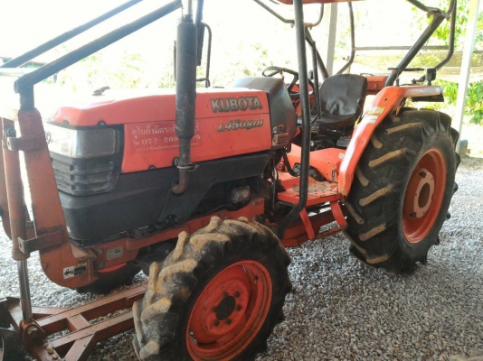 ขายรถไถ KUBOTA L4508 DI พร้อมดันหน้า และผาน6 รถไร่ รถพร้อมใช้งาน  ราคา 245,000  อ.แกลง จ.ระยอง มีรถขนส่งบริการทั่วไทย DC Tractor Rayong =0818618678 ,0899347475 id line=0818618678 id line=0899347475  https://www.facebook.com/Tractors-Rayong-307154532717928