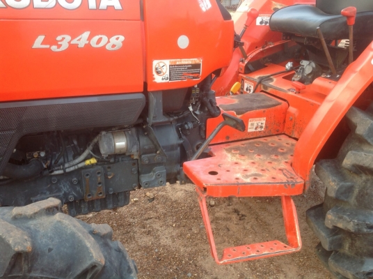 แทรกเตอร์คูโบต้า 3408 โฟวิลสภาพดีมากเดิมๆทั้งคันพร้อมใช้งาน แถมโรตารี่ให้ด้วย