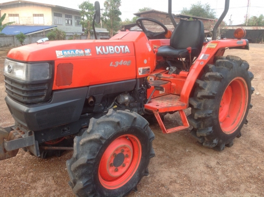 แทรกเตอร์คูโบต้า 3408 โฟวิลสภาพดีมากเดิมๆทั้งคันพร้อมใช้งาน แถมโรตารี่ให้ด้วย