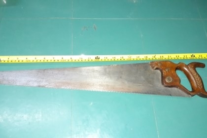 ขายเลื่อยลันดาเมกาWARRANTED SUPERIOR MADE IN USA.งานเก่าด้ามไม้