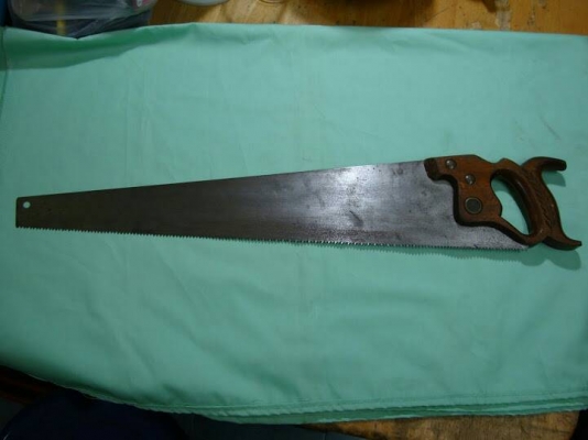 ขายเลื่อยลันดาเมกาWARRANTED SUPERIOR MADE IN USA.งานเก่าด้ามไม้