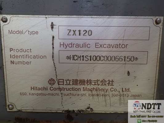 มาพร้อมหัวกระแทกNPK!! และบุ้งกี้ ZX120-66150-YR2004-8805 Hr รถเก่าญี่ปุ่นไม่เคยใช้งานในไทยครับ