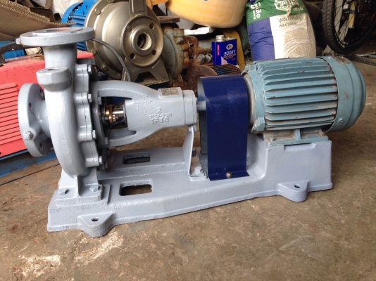 ขายปั้มน้ำหอยโข่ง Teral ใบพัดทองเหลือง ขนาดเข้า 2.5นิ้ว ออก 2นิ้ว ใส่กับมอเตอร์ Teco 2HP. 1400rpm. 380V มาพร้อมแท่นตั้งอย่างดี สภาพสวย วิ่งนิ่ม พร้อมใช้งาน