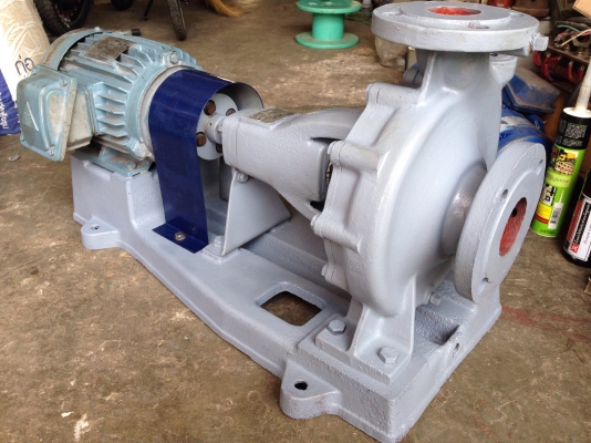 ขายปั้มน้ำหอยโข่ง Teral ใบพัดทองเหลือง ขนาดเข้า 2.5นิ้ว ออก 2นิ้ว ใส่กับมอเตอร์ Teco 2HP. 1400rpm. 380V มาพร้อมแท่นตั้งอย่างดี สภาพสวย วิ่งนิ่ม พร้อมใช้งาน